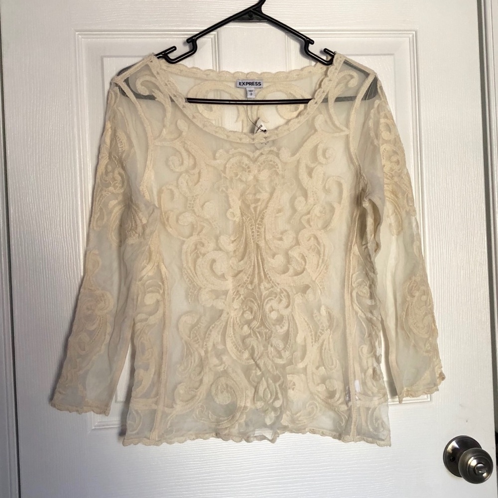 Lace top sz Small